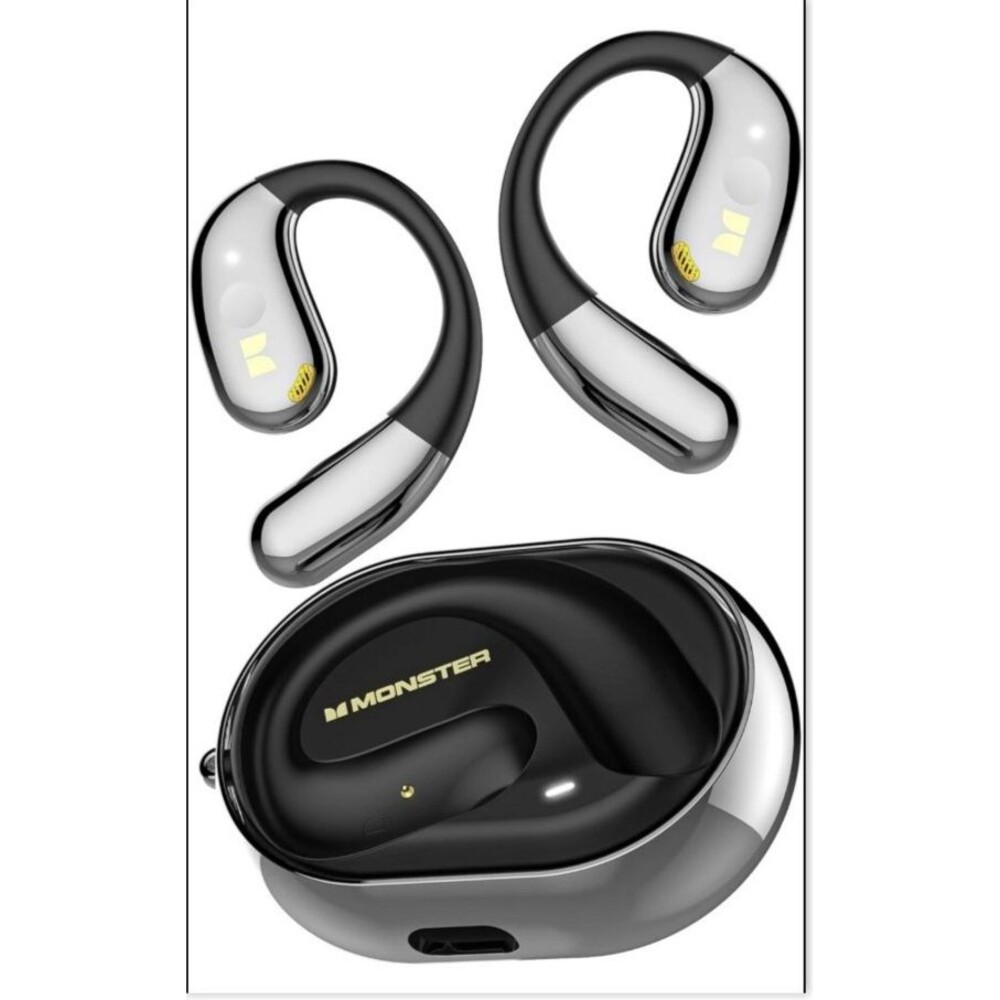Monster Open Ear AC360 Bluetooth Headset Listen Music Anywhere Air conduction